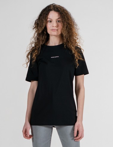T-Shirt Round Neck, Black, girl