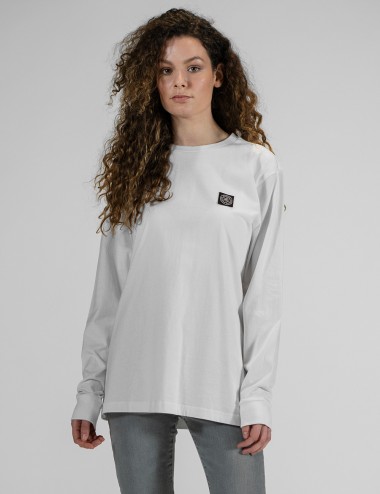 Longsleeve with Cuffrib, White, girl lookbook_cover_img