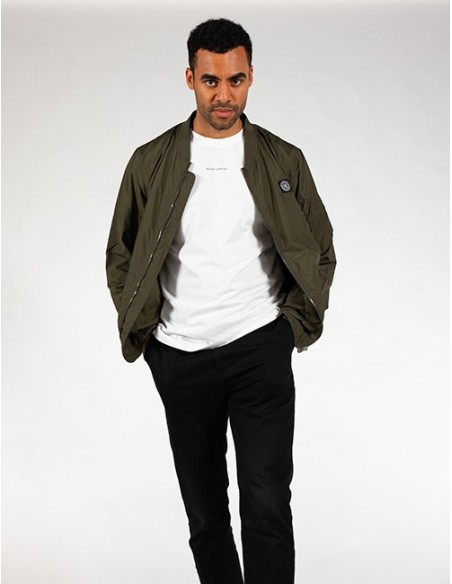 Light Bomber Jacket, Olive