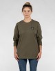 Longsleeve with Cuffrib, Olive, girl
