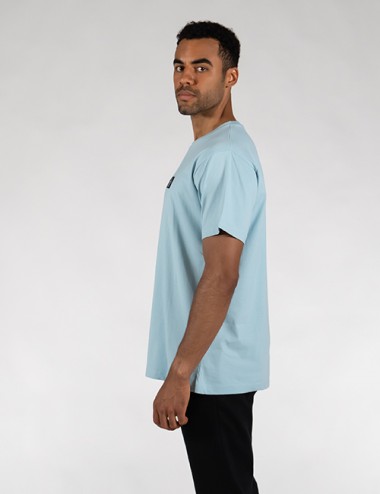 T-Shirt Round Neck, Ocean Blue