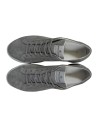 Moonwalker Low Sneaker, Wildleder Grau/Weiß