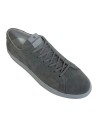 Moonwalker Low Sneaker, Wildleder Grau/Weiß